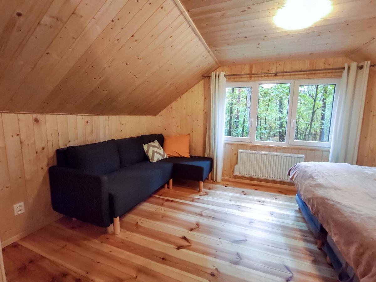 Domek z SAUNĄ na leśnej działce w Wildze Wilga Zewnętrze zdjęcie